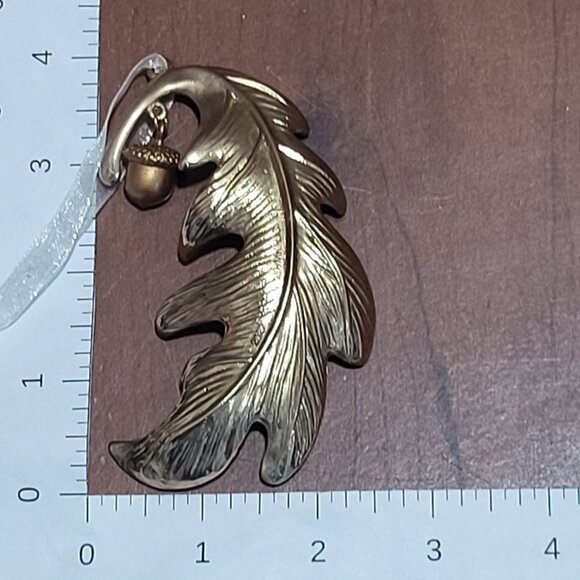 Hallmark Christmas Ornament A New Season Metal Leaf 2022 - Picture 10 of 11